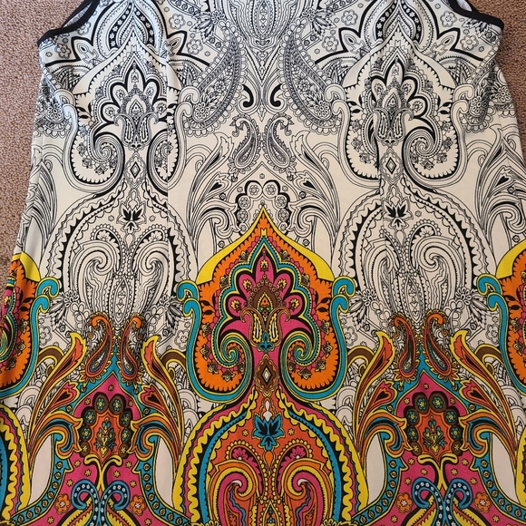 Sandra Darren size 14 black/white dress - Picture 9 of 15